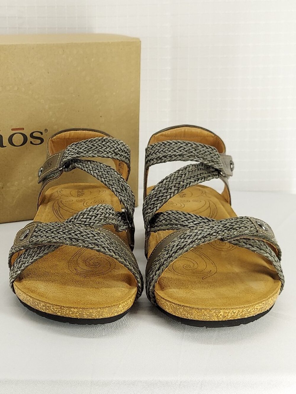 Taos Footwear Trulie Dark Grey Sandal TRU-16406 WIDE - Picture 2 of 7